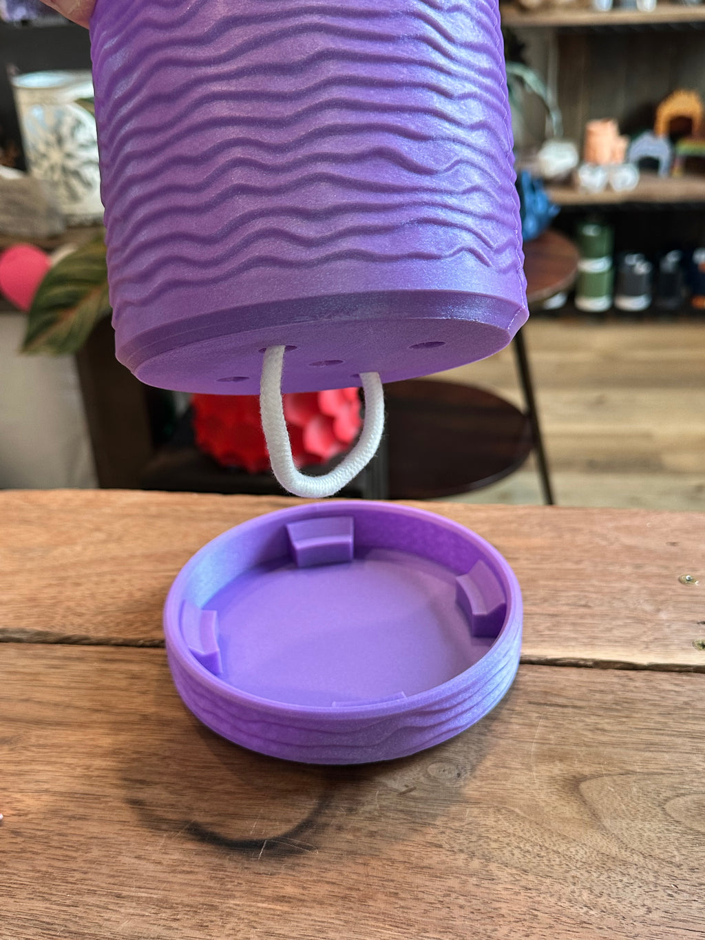 Driftstone Planter – 3D Printed Modern Plant Pot with Rapids Texture | Indoor Planter | Large