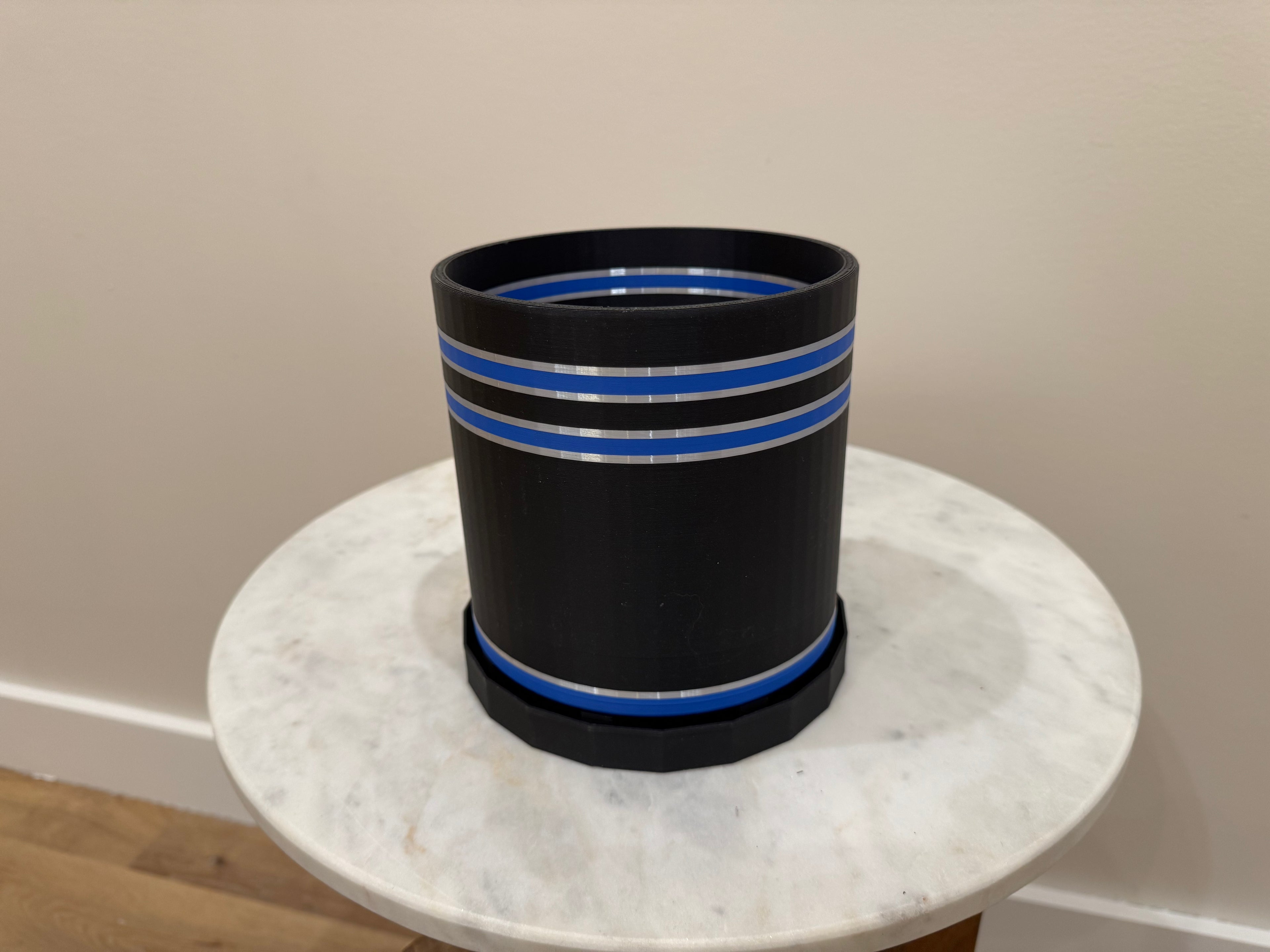 Large Bottom Watering Planter (6x6 Inch) Slim Base