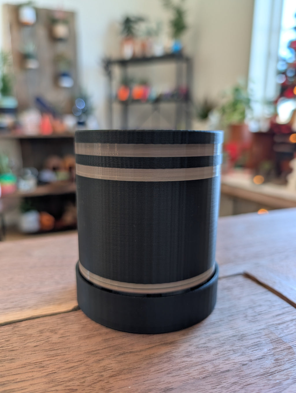 Small Bottom Watering Planter (3x3 Inch) Slim Base