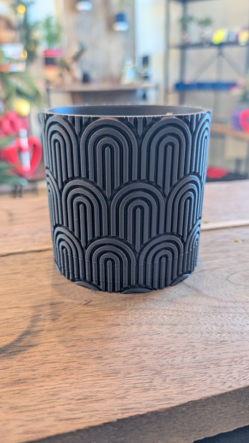 The "Art Deco" Self-Watering Wall Planters