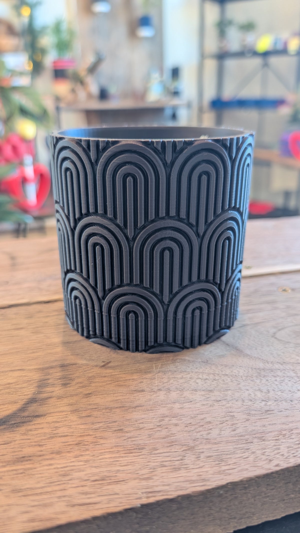 The "Art Deco" Self-Watering Wall Planters