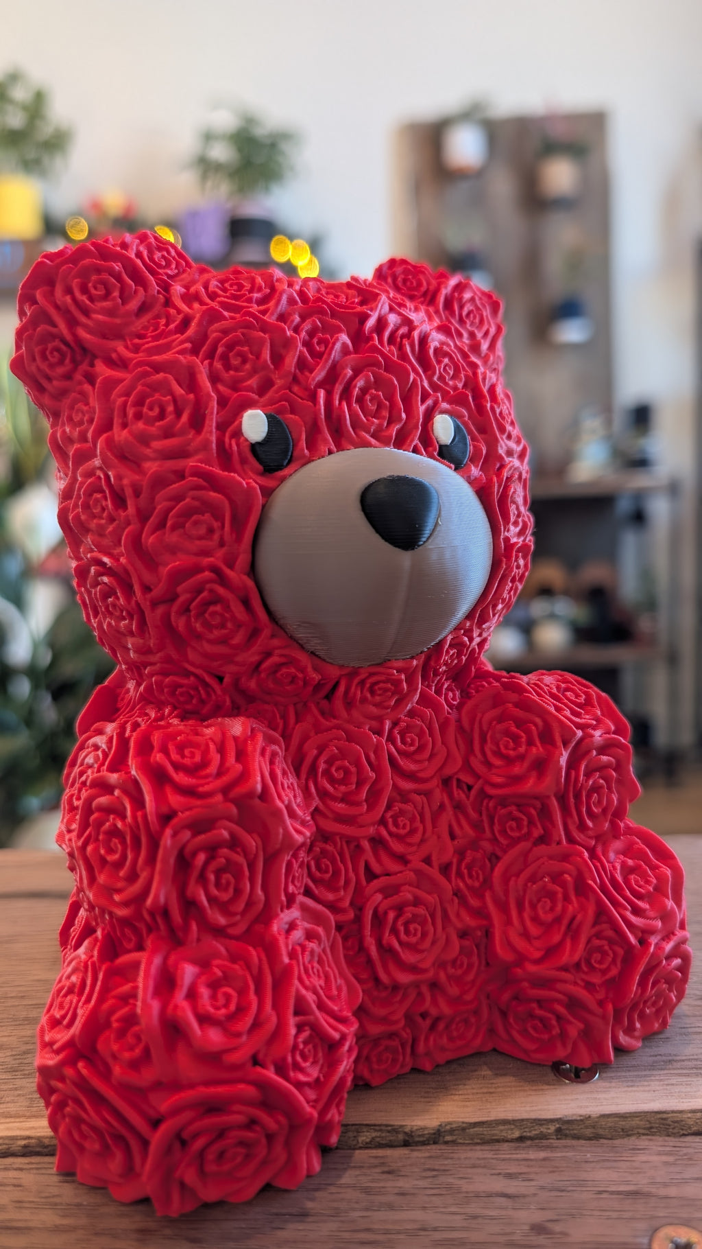 The "Rose-Petal" Teddy Bear Sculpture