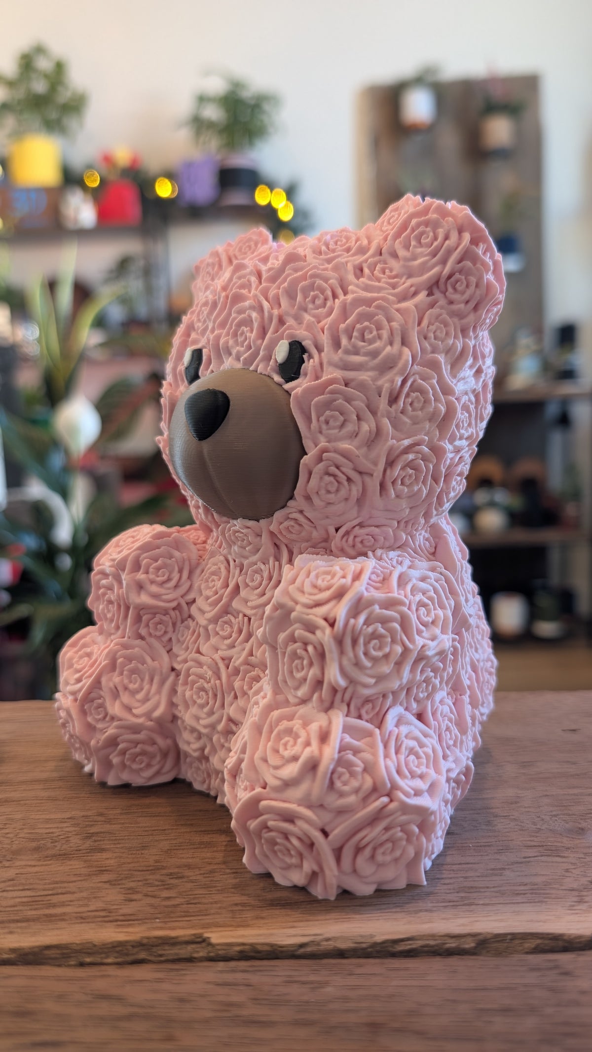 The "Rose-Petal" Teddy Bear Sculpture