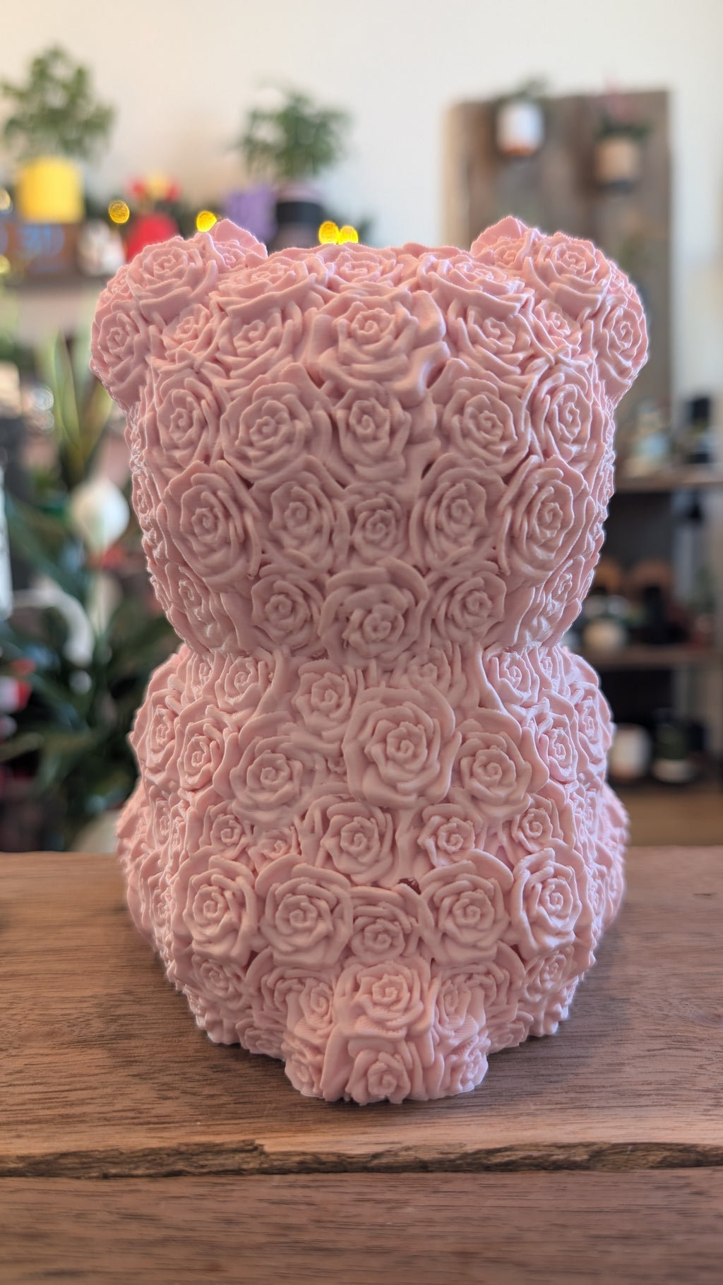 The "Rose-Petal" Teddy Bear Sculpture